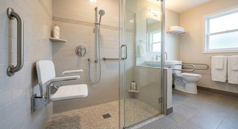Elderly Shower Installation in Portland, ME